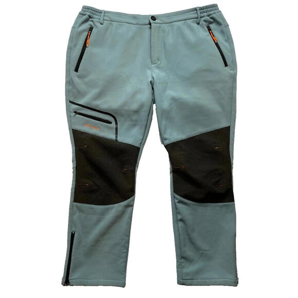 Postropaky Snow Ski Pants Waterproof Insulated Softshell Sky Blue Women 20 Short - Picture 3 of 9